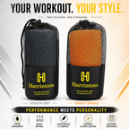 Microfiber Gym Sports Towel- Quick Dry and Super Absorbent