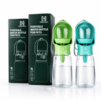 500ml Pet Water Bottle with 180ml Food Container with Filter and Spill Free Design